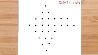 India 🇮🇳 map easy trick  How to draw India map With Dots  India map drawing  map of india [upl. by Ydollem]