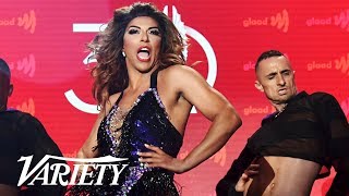 Shangela Performs A Beyoncé Medley at GLAAD Media Awards [upl. by Catina]