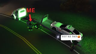 Trolling ERLC mods by towing their car [upl. by Isej]