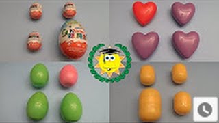 Which One is Different Fun Surprise Egg Learning Game With Kinder Surprise [upl. by Haim]