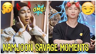 BTS Namjoon Savage Moments [upl. by Byrdie540]