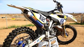 Project 2015 Husqvarna TC 300cc 2 stroke  Motocross Action 2 stroke Builds [upl. by Melisandra]