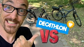 Velo electrique decathlon elops vs original avis test éssai vélo électrique comparatif décathlon 900 [upl. by Mat]