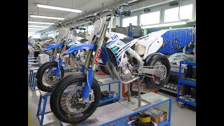 TM Racing Factory Tour  Part 4 of 5 bike assembly race shop [upl. by Fried]