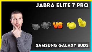 Jabra Elite 7 Pro vs Samsung Galaxy Buds Comparison [upl. by Sirhc171]