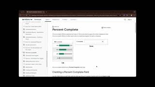ServiceNow Dashboards and Reports Percent Complete [upl. by Lovash]