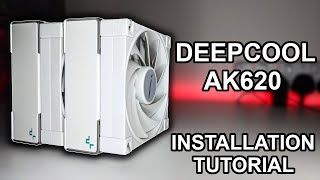 How To Install The DeepCool AK620  Intel LGA 1700 [upl. by Morty525]