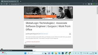 GlobalLogic Technologies  Associate Software Engineer  Gurgaon  Work From Office [upl. by Yeta367]