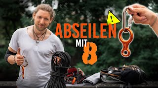 Richtig ABSEILEN mit 8er Sicherung  Benny Weiler [upl. by Ozne608]