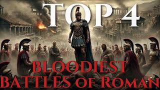 Top 4 ancient and medieval massive battles that CHANGED history of ROMAN EMPIRE [upl. by Collie]