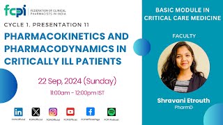 Pharmacokinetics and Pharmacodynamics in Critically Ill Patients [upl. by Darsey]