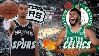 San Antonio Spurs vs Boston Celtics Live Play by Play amp Scoreboard [upl. by Obed]