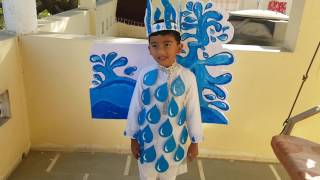 1st prize winner in Fancy Dress Competition🙏 DIY  🙏👍 savewater [upl. by Pigeon]