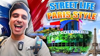 Exploring Paris Street Life  House of France amp Colombia  La Villette Vlog  Parisian Diaries [upl. by Jamaal]