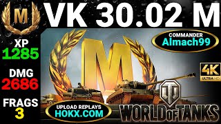 VK 3002 M  WoT Best Replays  Mastery Games [upl. by Adnoloy]