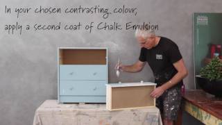 Porters Paints  HOW TO  TECHNIQUES WITH CHALK EMULSION  DISTRESSED FINISH [upl. by Jenesia]