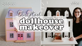 How To Makeover A Dollhouse  DOLLHOUSE MAKEOVER STEP BY STEP  Bethany Fontaine [upl. by Ttesil]