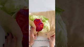 How to Make a Lettuce Wrap Sandwich [upl. by Cressi]