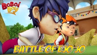 BoBoiBoy English S2E12  Battle of Ejo Jo Part 1 [upl. by Lodi]