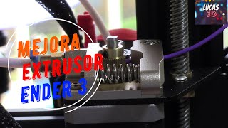 Cambio de Extrusor y Test de Pasos ENDER 3  ESPAÑOL mejora 1 [upl. by Scurlock494]