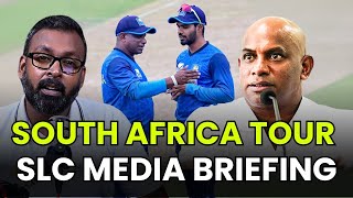 South Africa Tour 2024  SLC Media Briefing [upl. by Ecneralc]