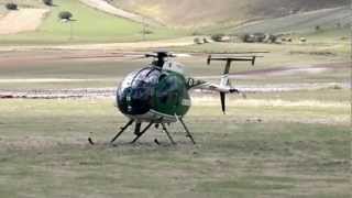 Elicottero NH500 Corpo Forestale a Castelluccio di Norcia [upl. by Frank]