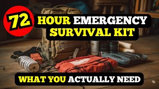 3 Day Basic Prepper Emergency Survival Kit  Must Have Items [upl. by Amsirac66]