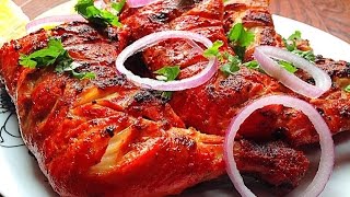 Tandoori Chicken Recipe Pakistani  Tandoori Chicken BBQ 3 Steps by HUMA IN THE KITCHEN [upl. by Nylimaj]