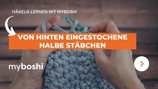 Von hinten eingestochene halbe Stäbchen  myboshi [upl. by Dnomayd37]