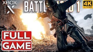 BATTLEFIELD 1 XBOX SERIES X Gameplay Walkthrough FULL GAME 4K 60FPS  No Commentary Campaign [upl. by Enetsirk]