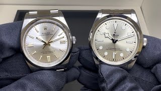 Tudor Black Bay 36 vs Rolex Oyster Perpetual [upl. by Koller]