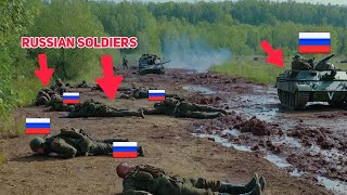 Russian Airborne Troops Wiped Out Near Forest Bodies Spill from BMP [upl. by Clio276]