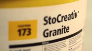 Specialty Finishes StoCreativ® Granite Application [upl. by Ecirtel]