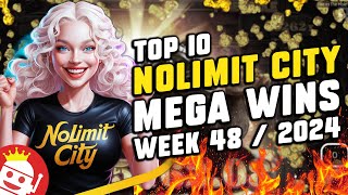 ⚡ TOP 10 NOLIMIT CITY COMMUNITY BIGGEST WINS OF WEEK 48  2024 [upl. by Chandler896]