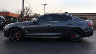 2020 Genesis G70 33T interior quality check Unintentional ASMR [upl. by Ellezaj867]