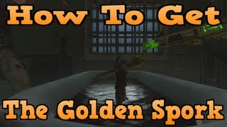 quotMob Of The Deadquot How To Build The Golden Spork Melee Weapon quotBlack Ops 2 Zombiesquot [upl. by Sajet]