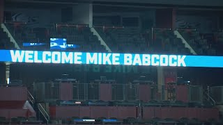 Mike Babcock returns to the NHL as the coach of the Columbus Blue Jackets [upl. by Neetsirhc231]