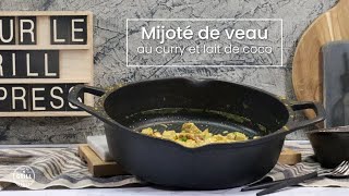 Mijoté de veau au curry et lait de coco [upl. by Ahsenauj]