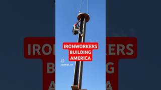 ironwork ironworkers steelbuildingconstruction hardwork bluecollar buildingamerica [upl. by Flita]