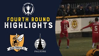 Alloa Athletic 12 Falkirk  Highlights  Scottish Cup Fourth Round 202223 [upl. by Ewart615]