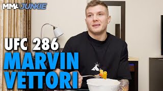 Punching And Pasta An Evening With Marvin Vettori And His Nutritionist At UFC 286 [upl. by Notwen445]