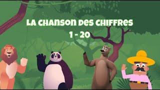 Chanson des chiffres 1 à 20  French numbers song 120 [upl. by Spiegel]