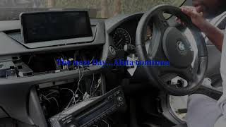 Infotainment Install NaviFly Android 100 For BMW X1 E84 2009  2015 Successful DIY [upl. by Esyla440]