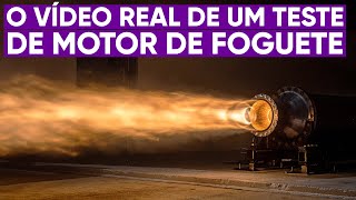 O teste real de um foguete capturado em vídeo [upl. by Akinwahs]