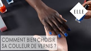 Comment bien choisir sa couleur de vernis à ongles ┃ELLE Manucure [upl. by Sivatnod]