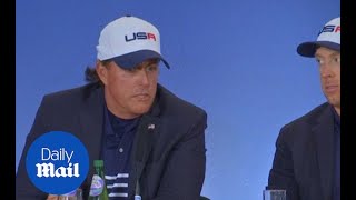 Phil Mickelson slams US Ryder Cup captain Watsons strategy  Daily Mail [upl. by Maribeth]