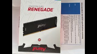 DDR4 3200 vs 3600 in 4K gaming Kingston Fury Renegade [upl. by Benjamen]