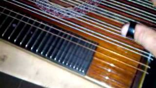 Alpine Concert Zither Tuning  sound of a tuned zither [upl. by Zulema742]