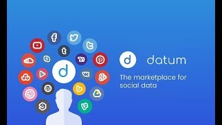 DATUM the marketplace for social data ico review [upl. by Atikam]