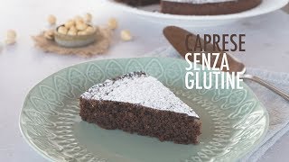 CAPRESE VEGANA SENZA GLUTINE  Torta leggera semplice e veloce  Elefanteveg [upl. by Siblee]